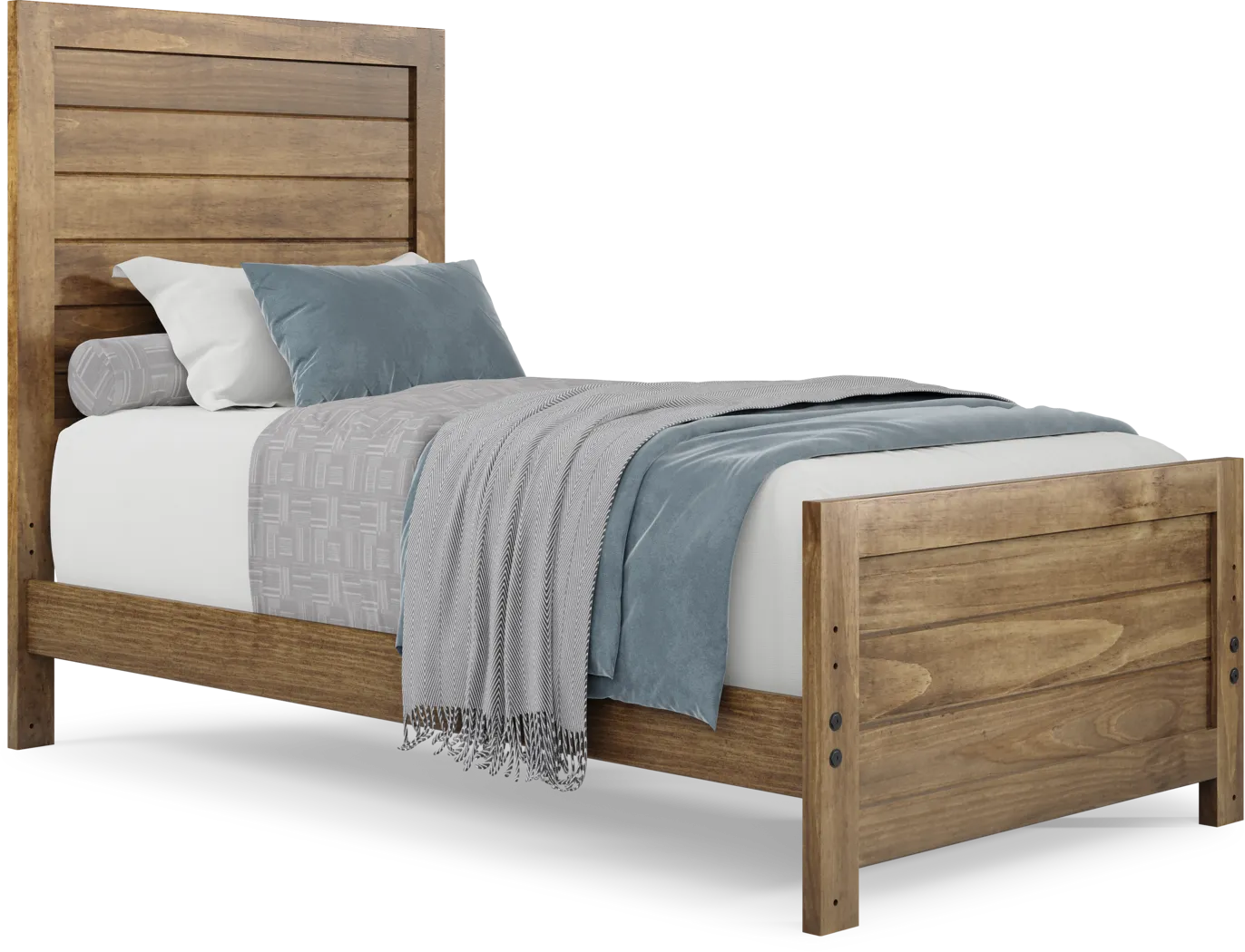 Kids Creekside 2.0 Chestnut Twin Panel Bedroom - Thumbnail - Image 2