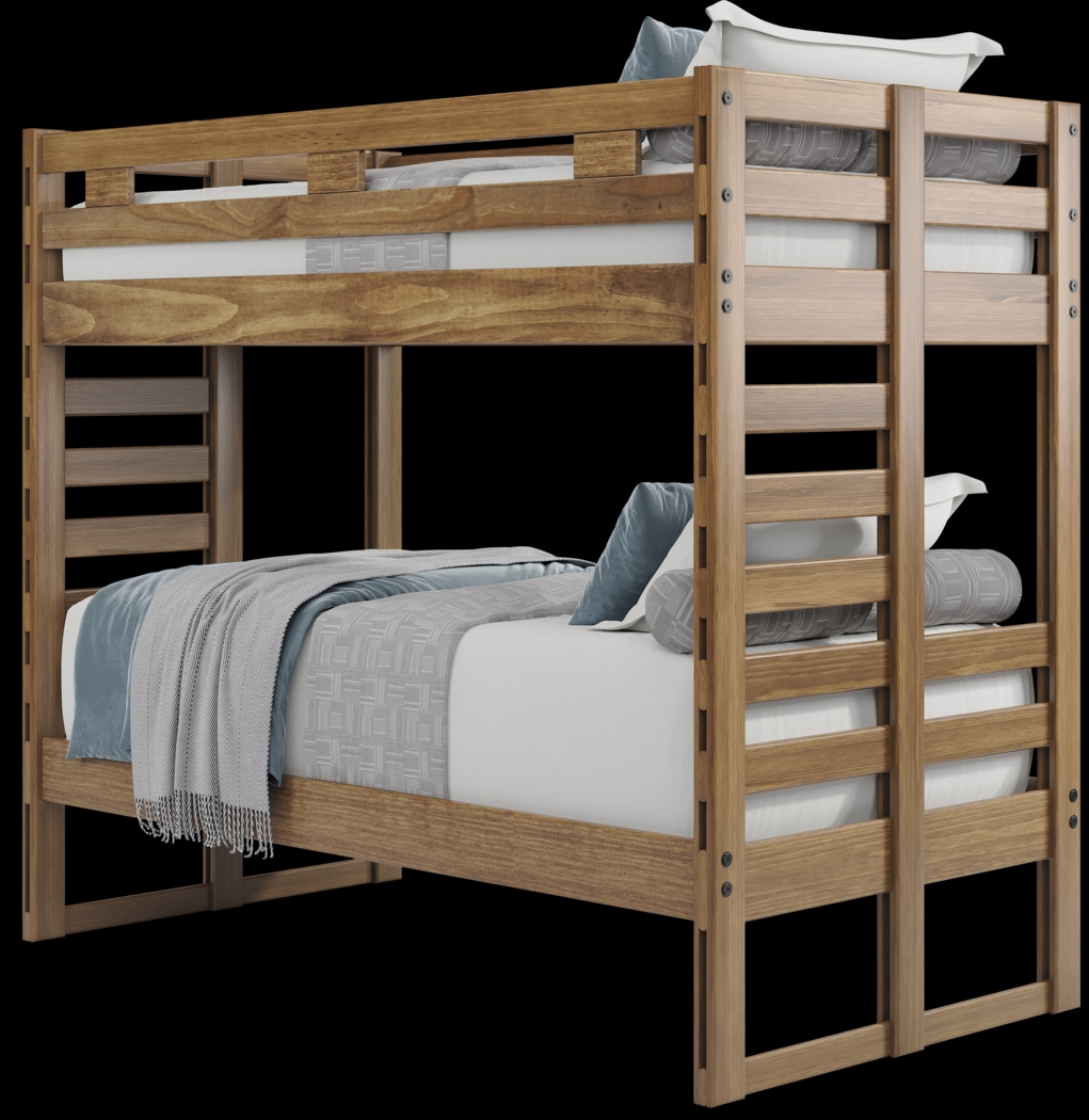 Kids Creekside 2.0 Chestnut Twin/Twin Bunk Bed - Thumbnail - Image 3