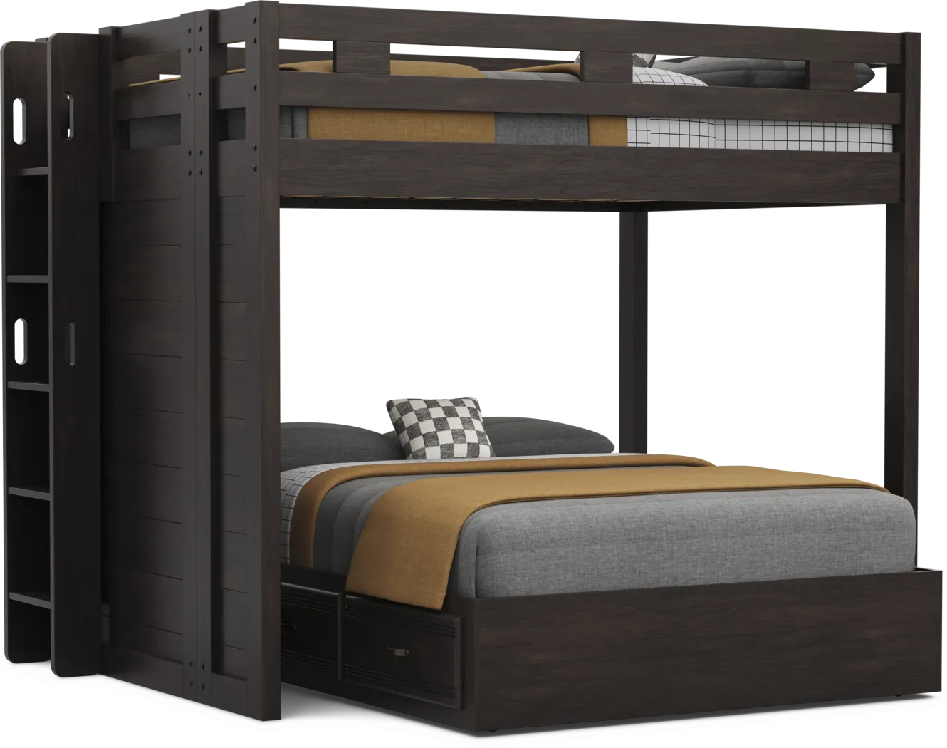 Kids Creekside 3.0 Charcoal Full/Full Loft - Thumbnail - Image 4