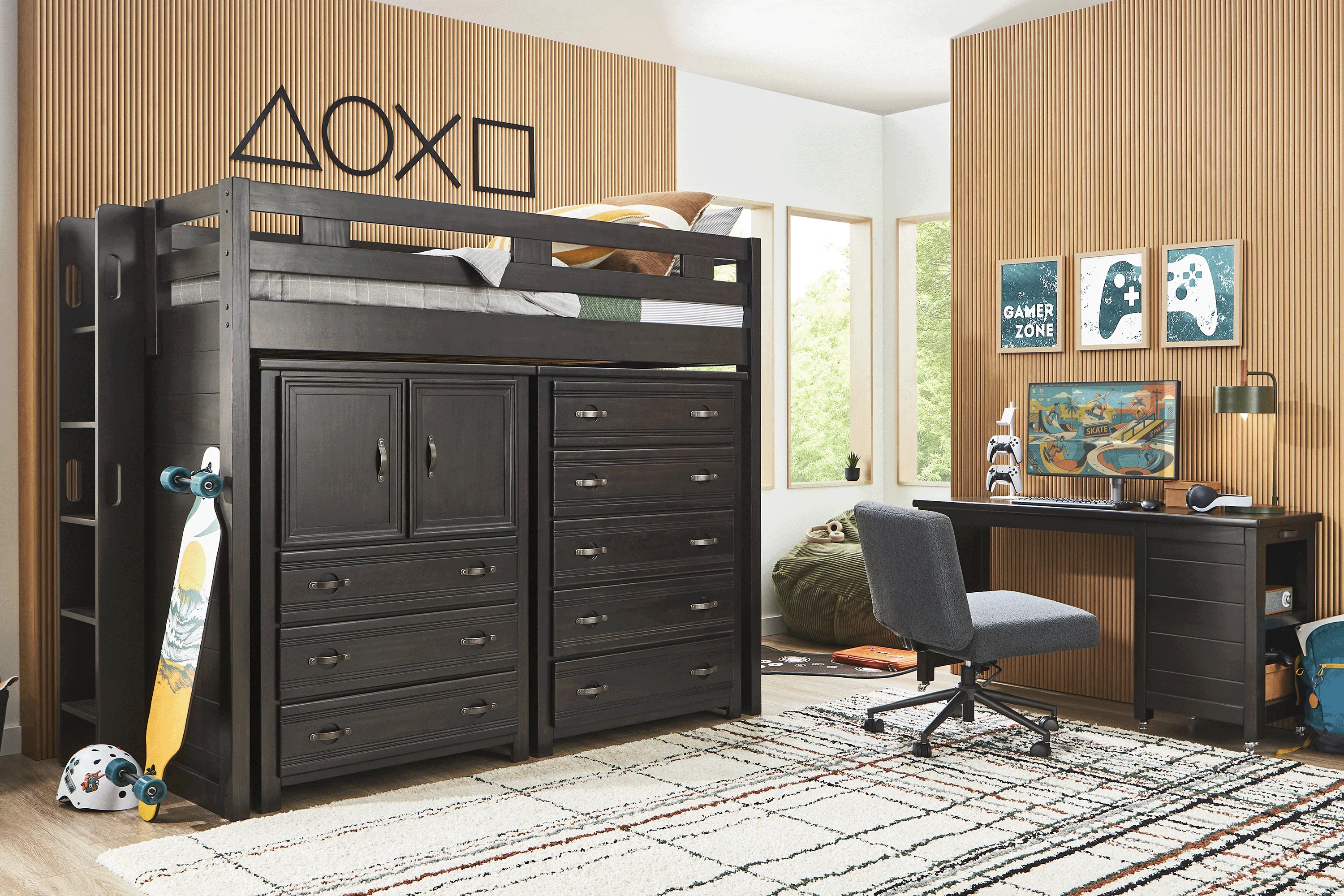 Kids Creekside 3.0 Charcoal Full Loft - Thumbnail - Image 4