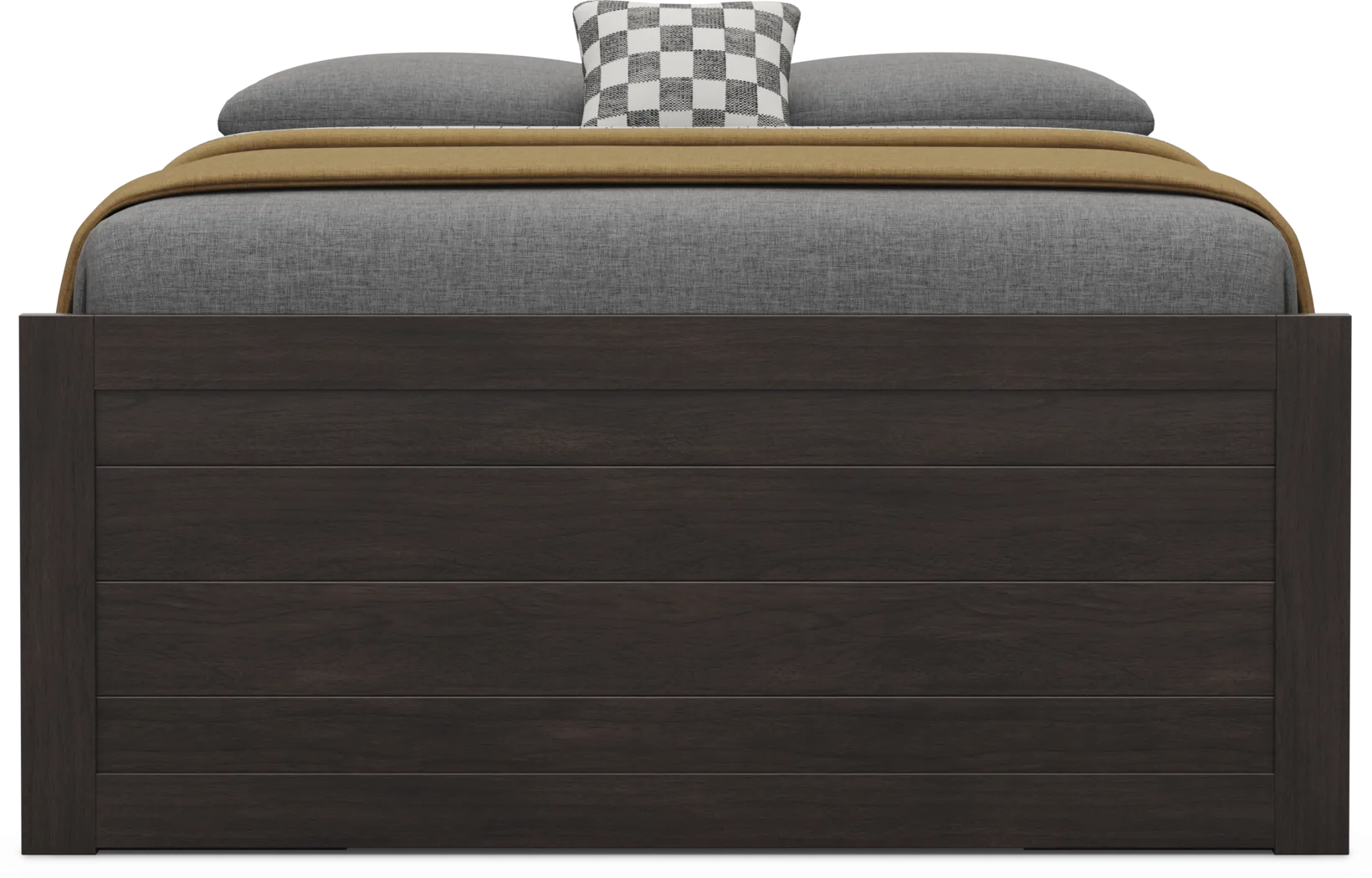 Kids Creekside 3.0 Charcoal Full Low Profile Bed with 2 Storage Side Rails - Thumbnail - Image 2