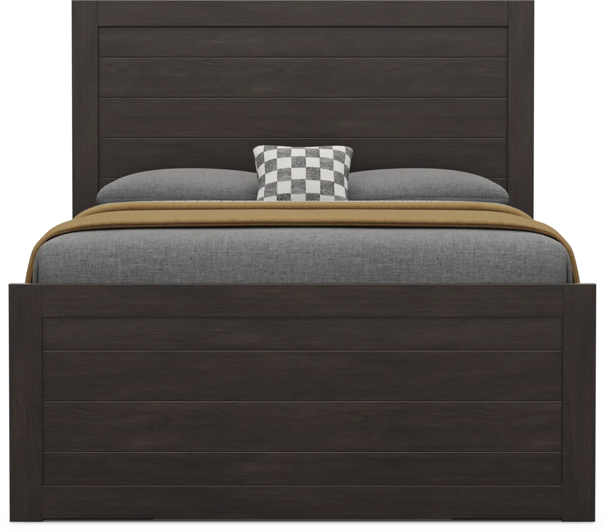 Kids Creekside 3.0 Charcoal Full Panel Bed with 2 Storage Side Rails - Thumbnail - Image 2