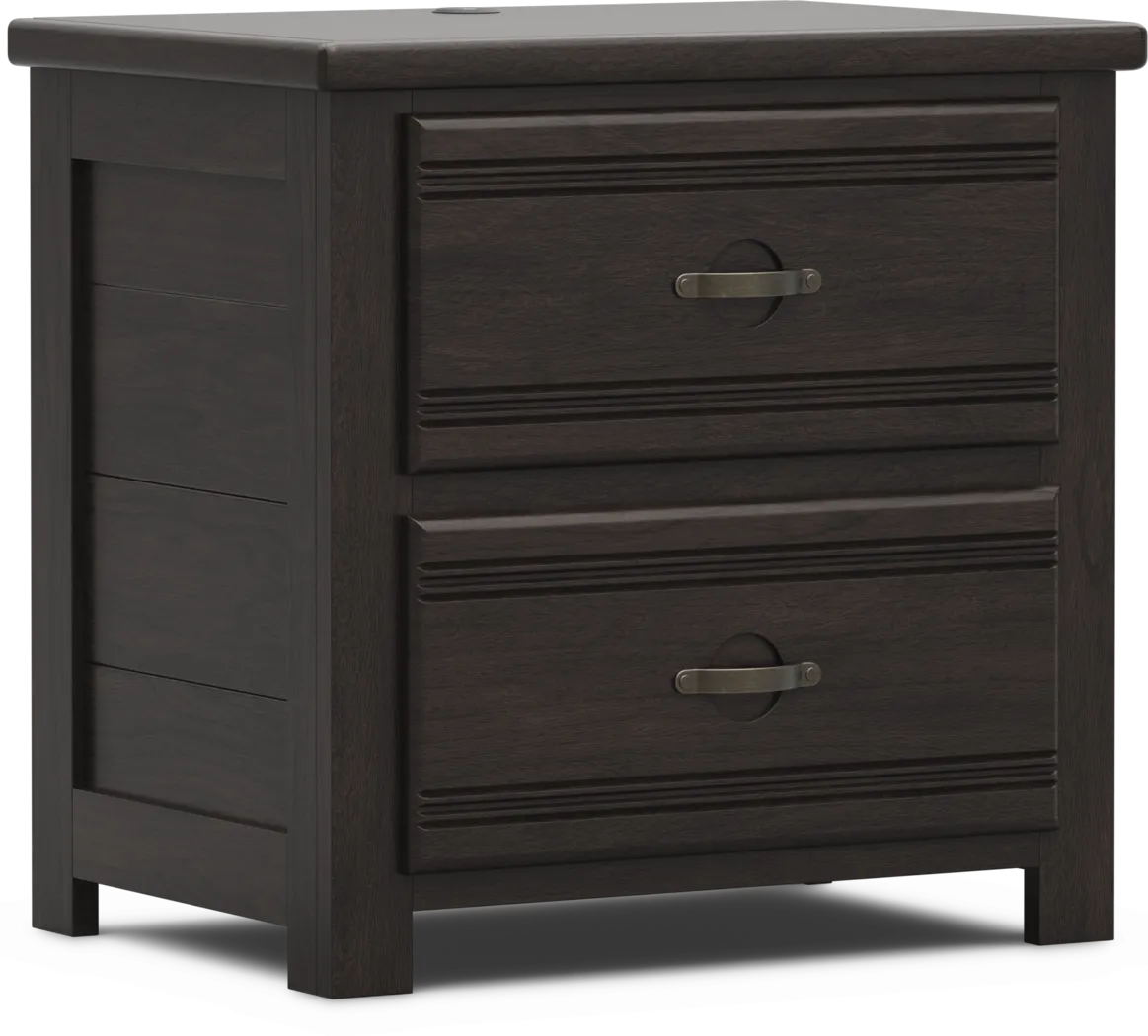 Kids Creekside 3.0 Charcoal Nightstand - Thumbnail - Image 2