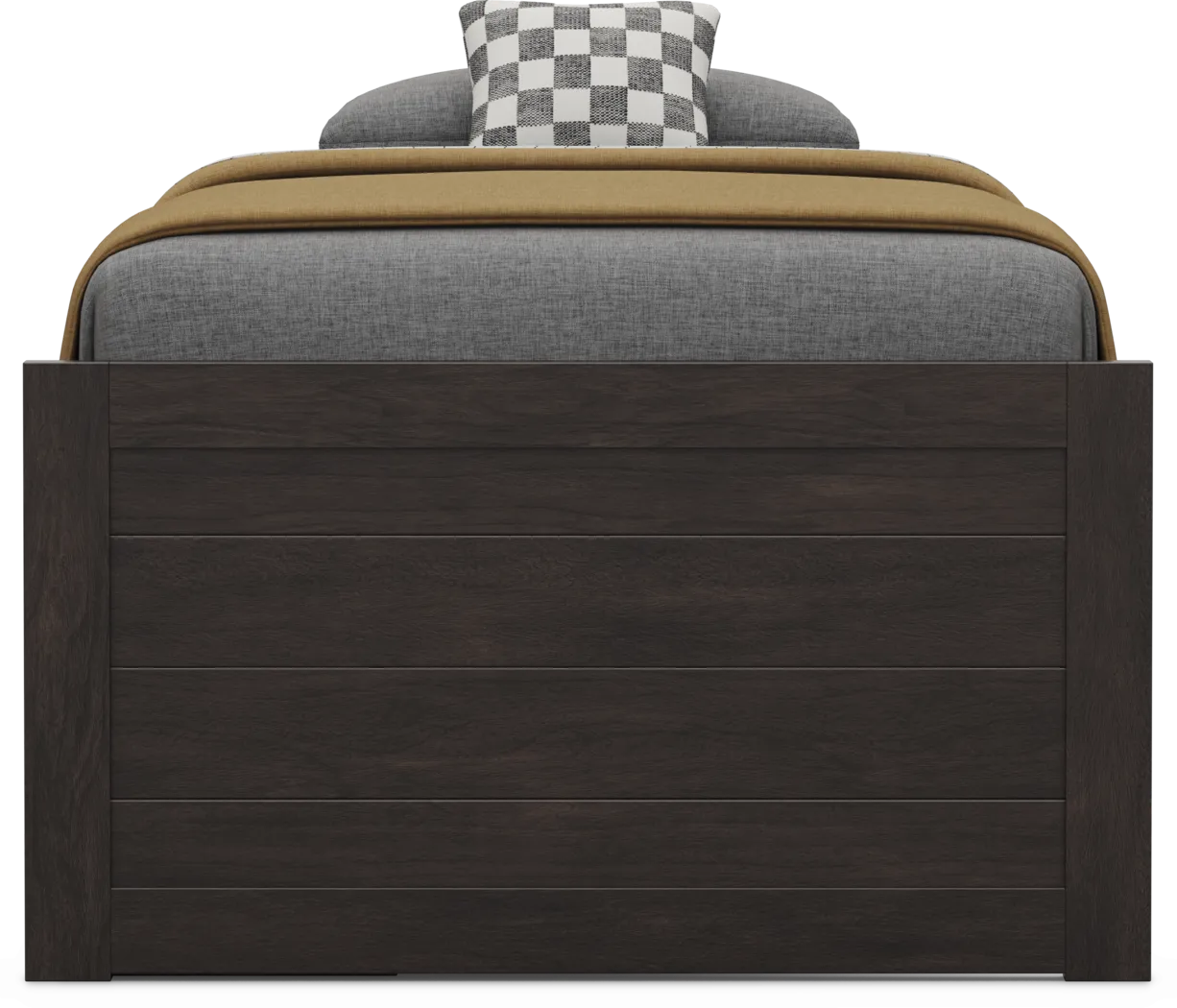 Kids Creekside 3.0 Charcoal Twin Low Profile Bed with Storage Side Rail - Thumbnail - Image 2