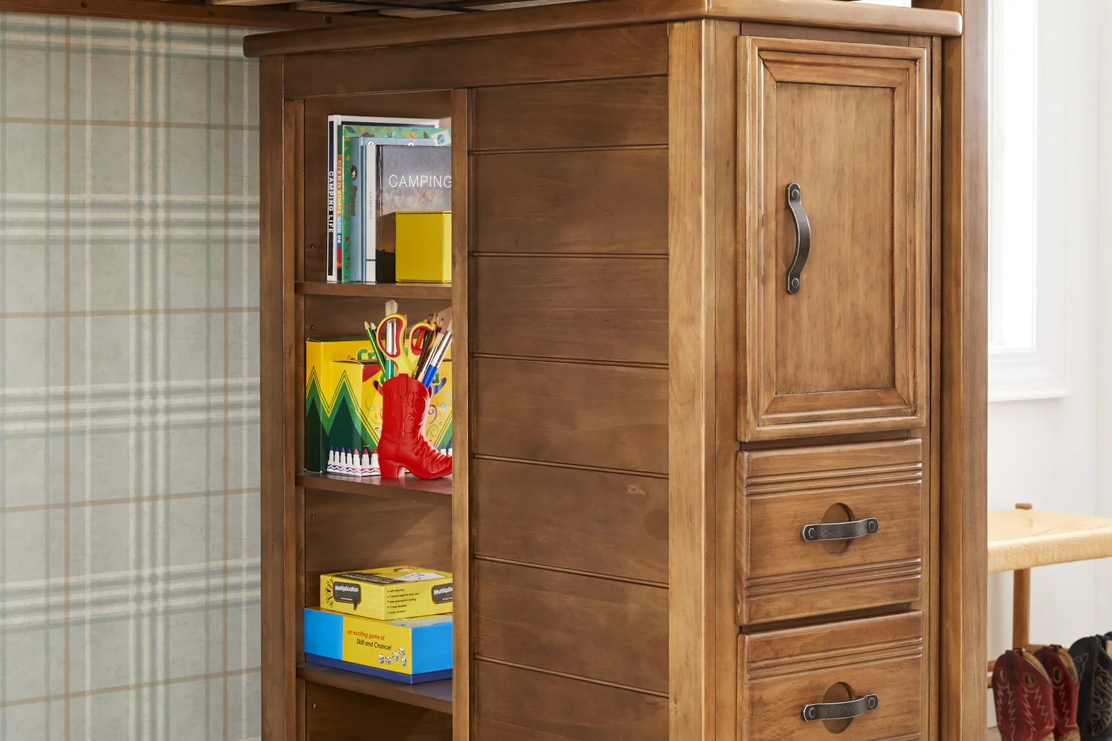 Kids Creekside 3.0 Chestnut Color Slim Loft Chest - Thumbnail - Image 3