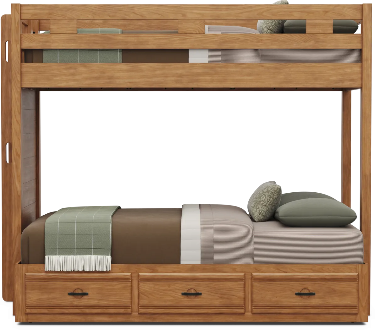 Kids Creekside 3.0 Chestnut Color Twin/Full Bunk Bed - Thumbnail - Image 3