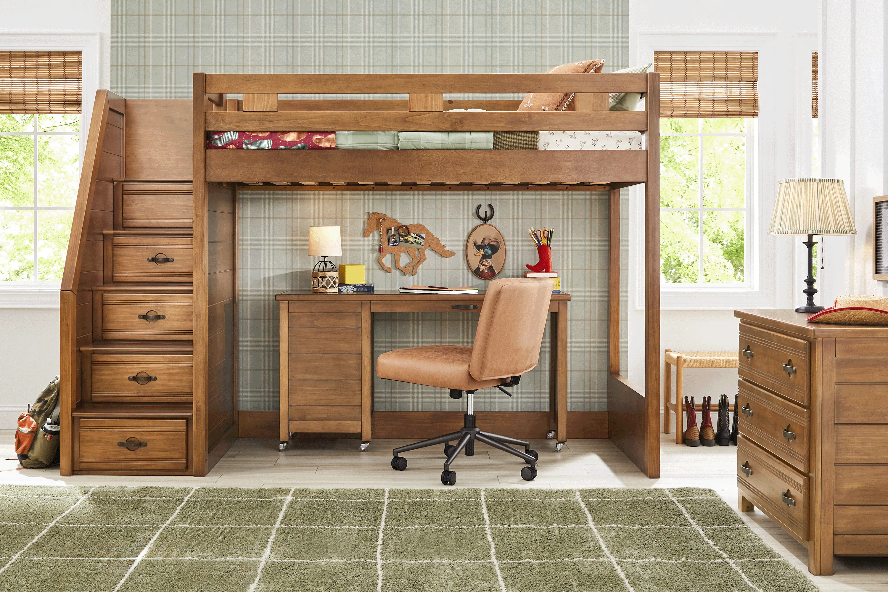 Kids Creekside 3.0 Chestnut Color Twin Step Loft - Thumbnail - Image 3