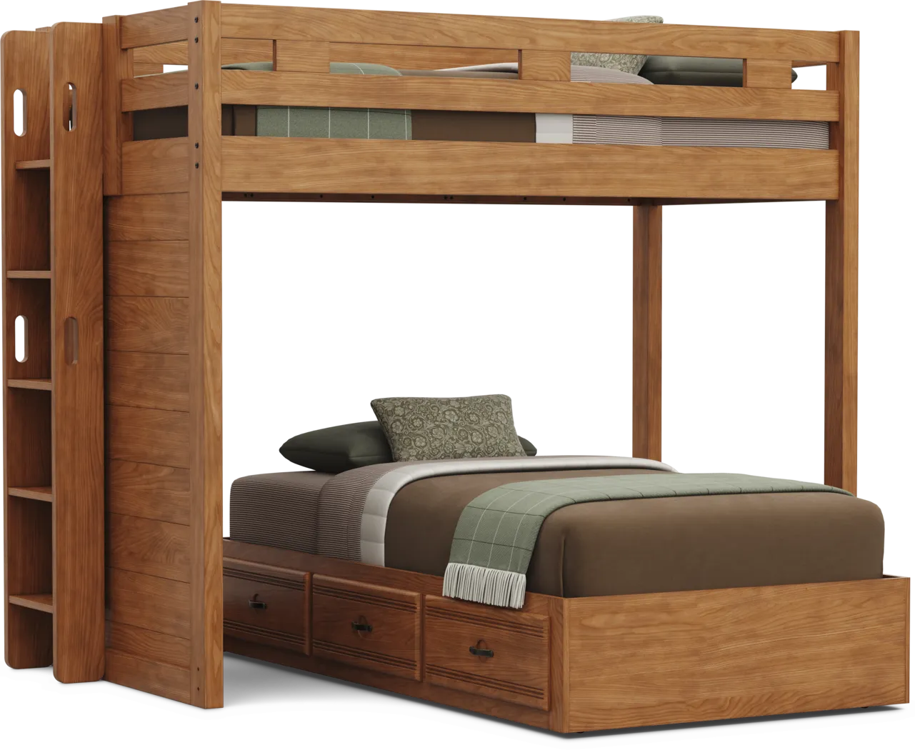 Kids Creekside 3.0 Chestnut Color Twin/Twin Bunk Bed - Thumbnail - Image 4