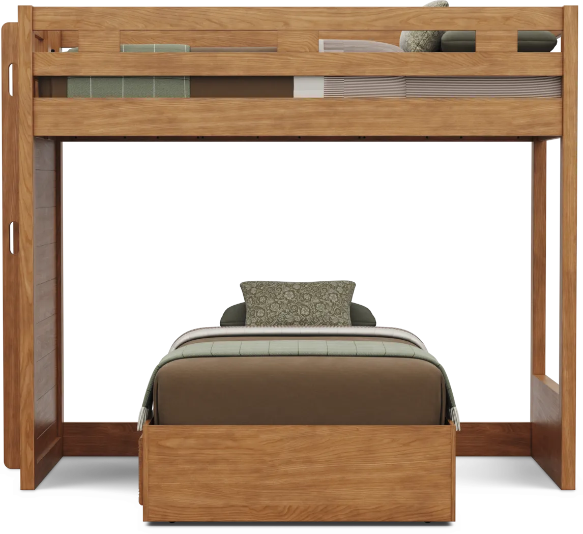 Kids Creekside 3.0 Chestnut Color Twin/Twin Bunk Bed - Image 5