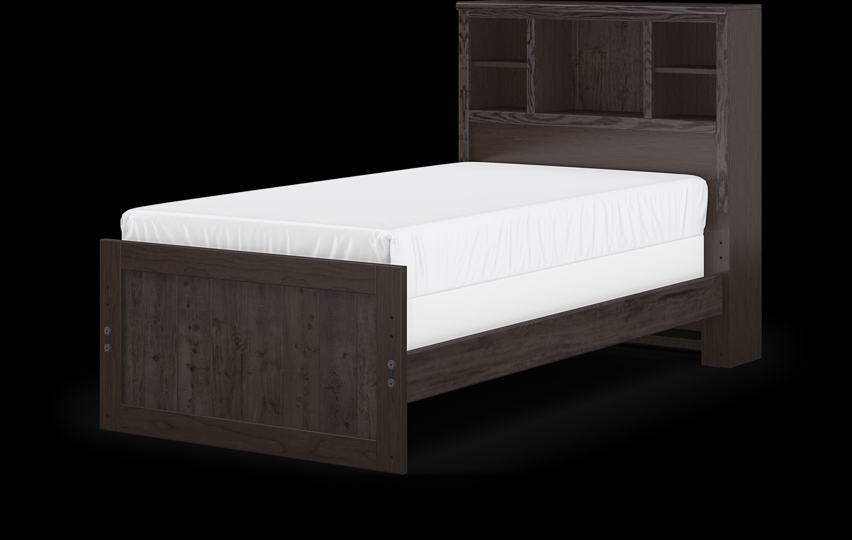 Kids Creekside Charcoal 5 Pc Twin Bookcase Bedroom - Thumbnail - Image 4