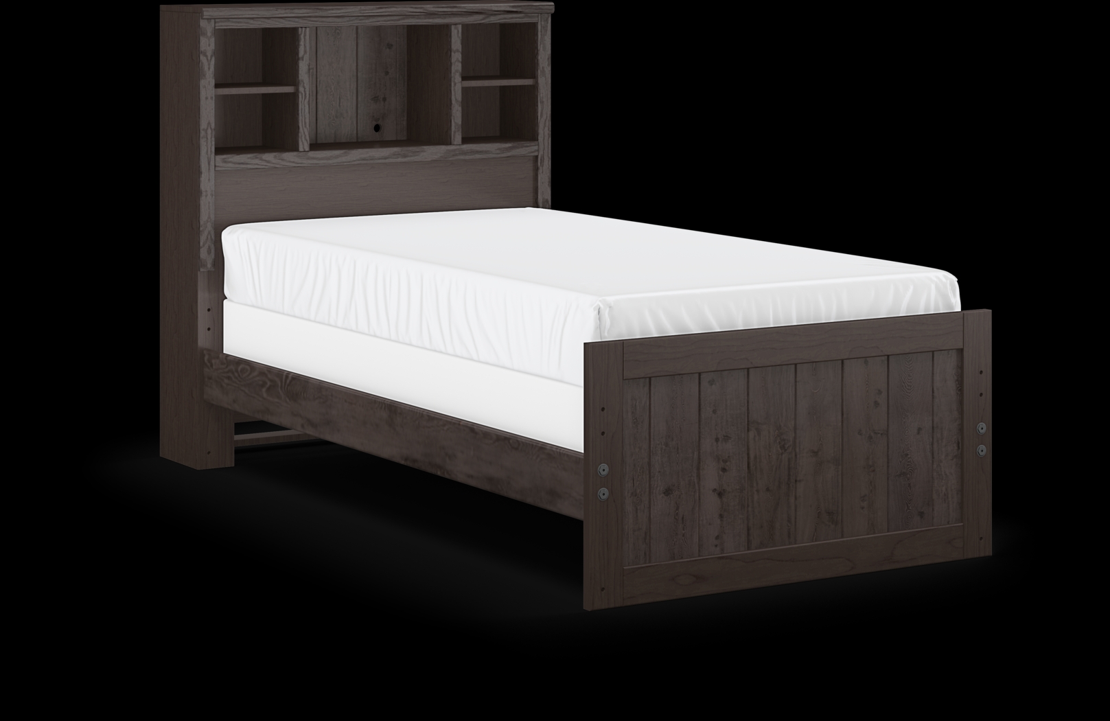 Kids Creekside Charcoal 5 Pc Twin Bookcase Bedroom - Thumbnail - Image 3