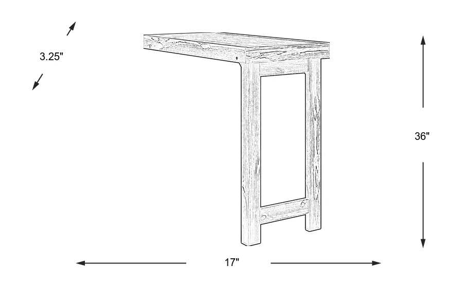 Dimension Image. Please refer to the Dimension Tab on this page for dimension details.
