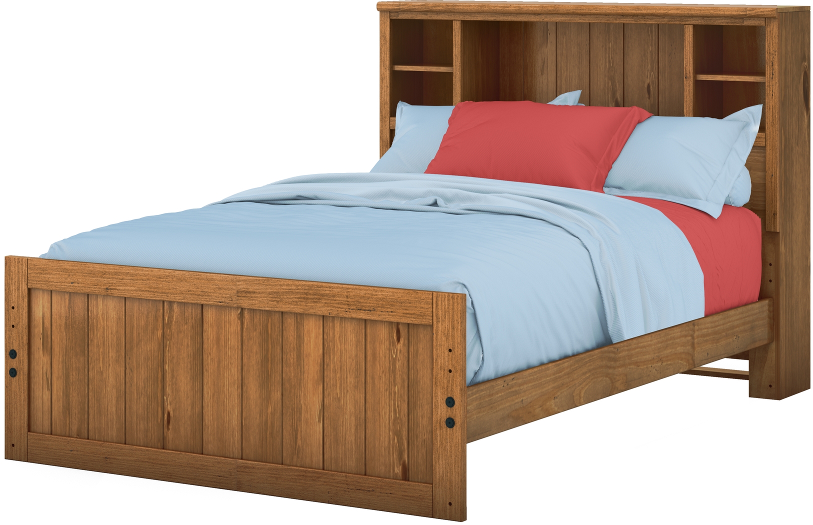 Kids Creekside Chestnut 5 Pc Full Bookcase Bedroom - Thumbnail - Image 4
