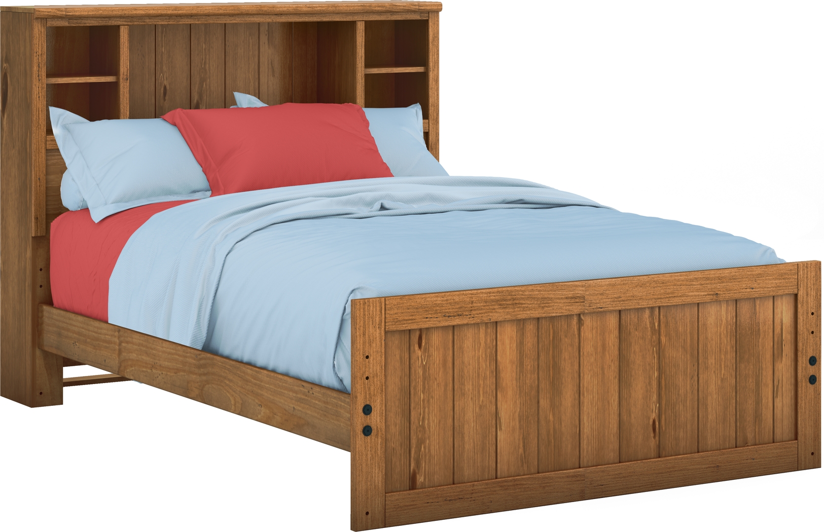 Kids Creekside Chestnut 5 Pc Full Bookcase Bedroom - Thumbnail - Image 3
