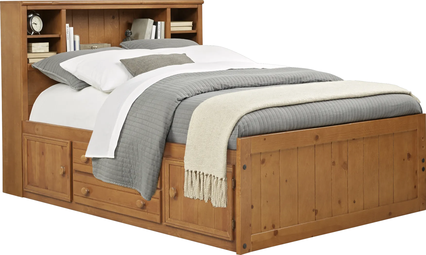 Kids Creekside Taffy 5 Pc Twin Bookcase Bed - Thumbnail - Image 1