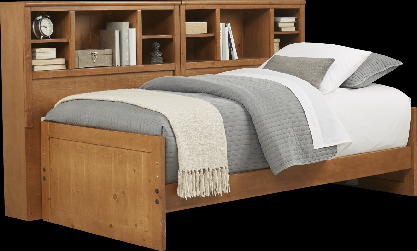 Kids Creekside Taffy 5 Pc Twin Bookcase Wall Bed - Thumbnail - Image 1