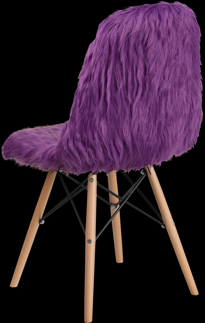 Kids Crestmount Purple Accent Chair - Thumbnail - Image 3