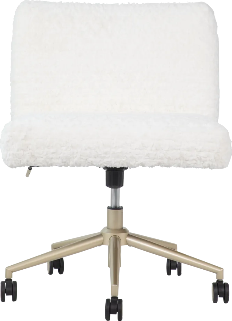Kids Crisscross White Desk Chair - Thumbnail - Image 2