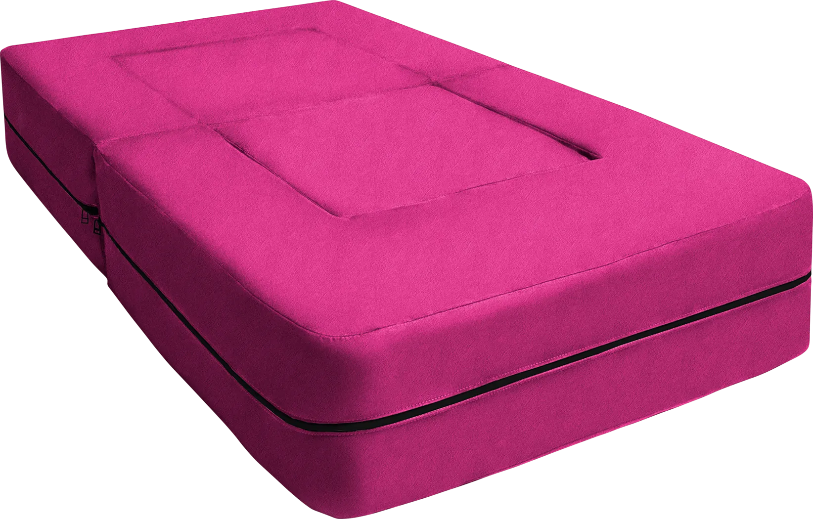 Kids Cubelax Fuchsia Convertible Chair and Ottoman - Thumbnail - Image 9