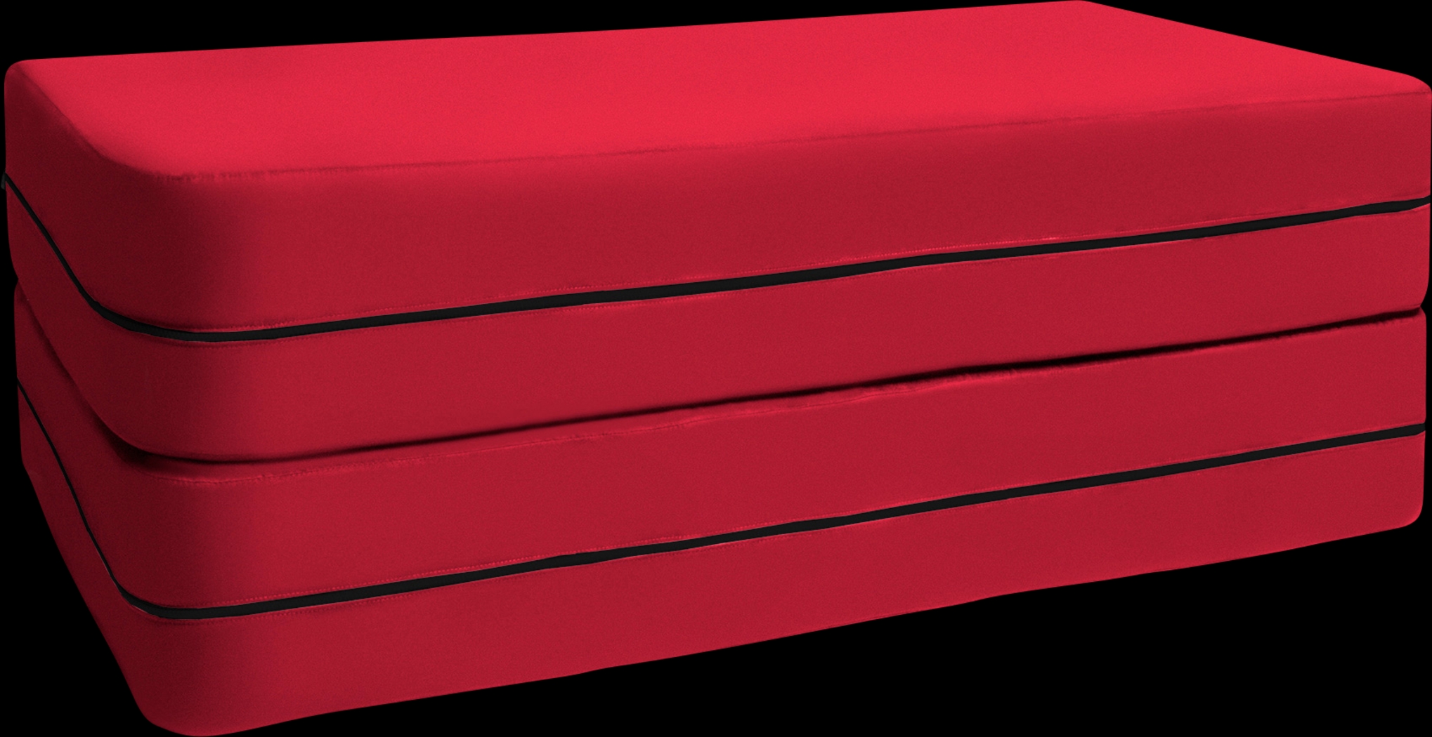 Kids Cubex Red Convertible Sofa and Ottoman - Thumbnail - Image 6