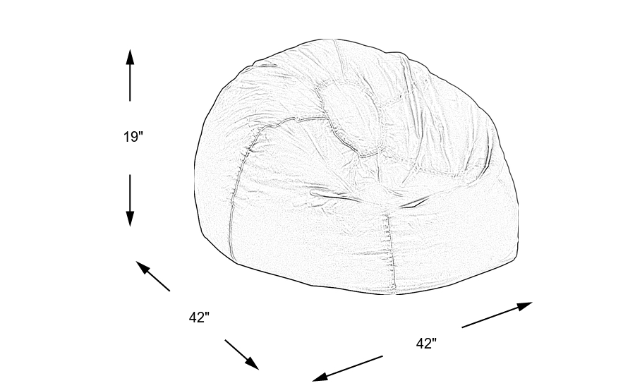 Dimension Image. Please refer to the Dimension Tab on this page for dimension details.