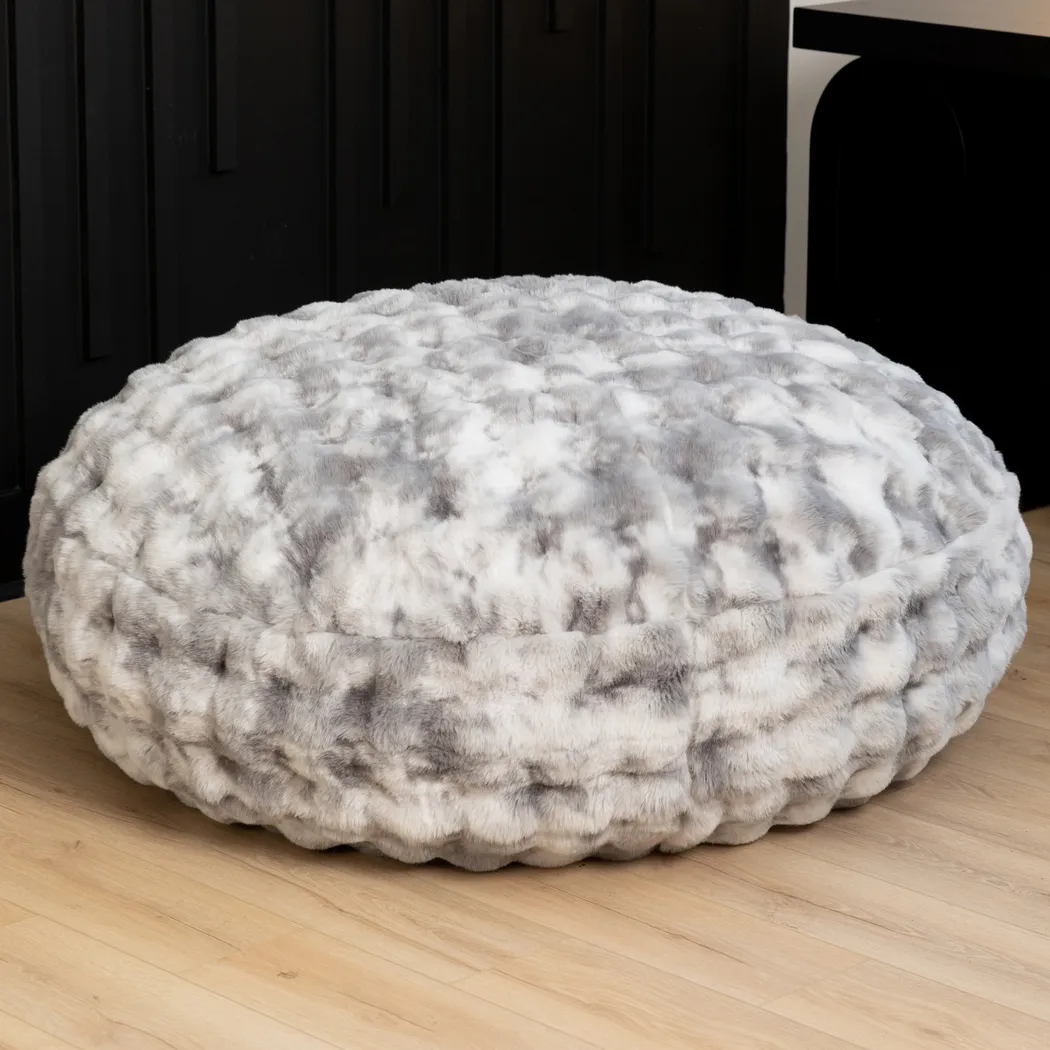 Kids Cuddler Cocoon Gray Bean Bag Lounger - Thumbnail - Image 2