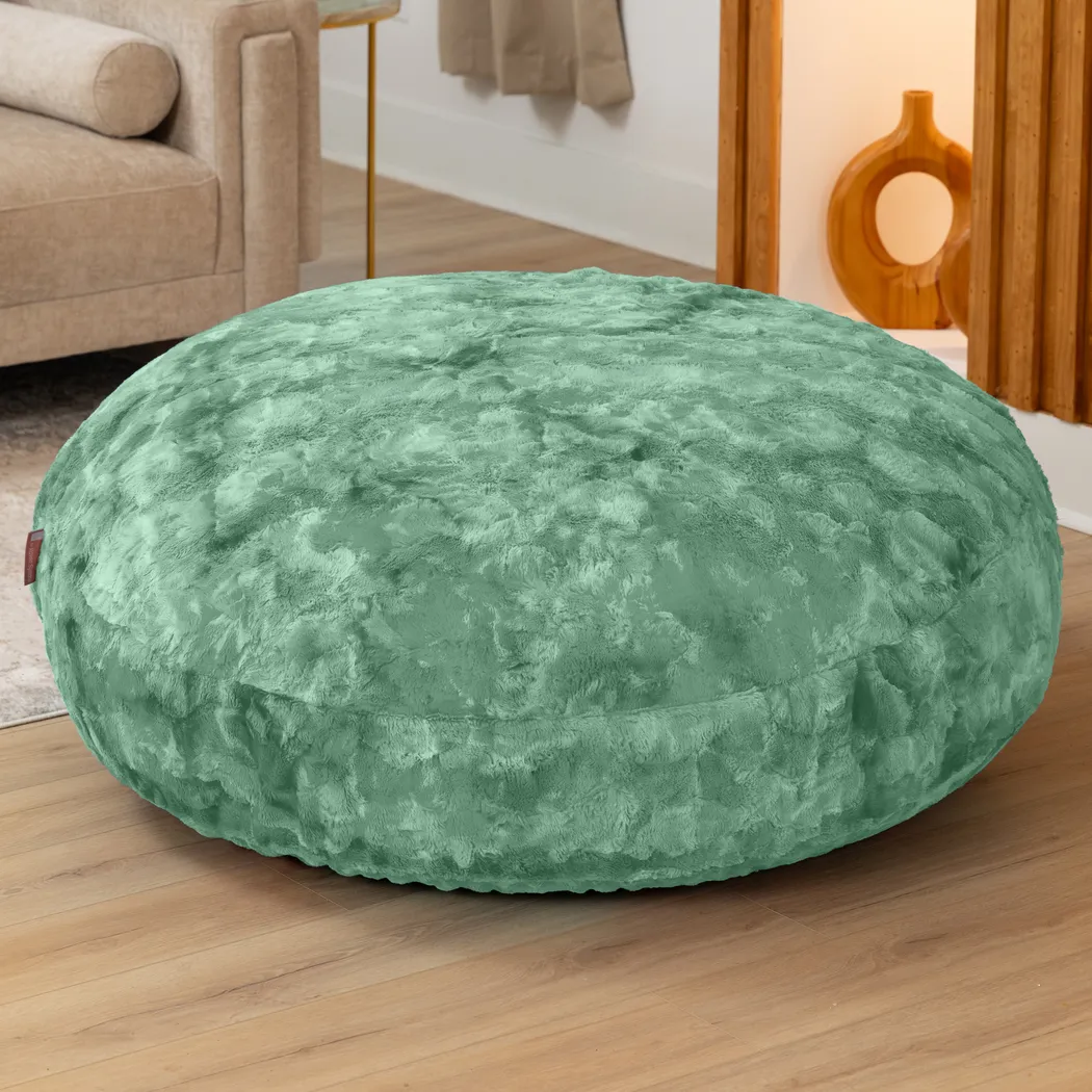 Kids Cuddler Cocoon Green Bean Bag Lounger - Thumbnail - Image 2