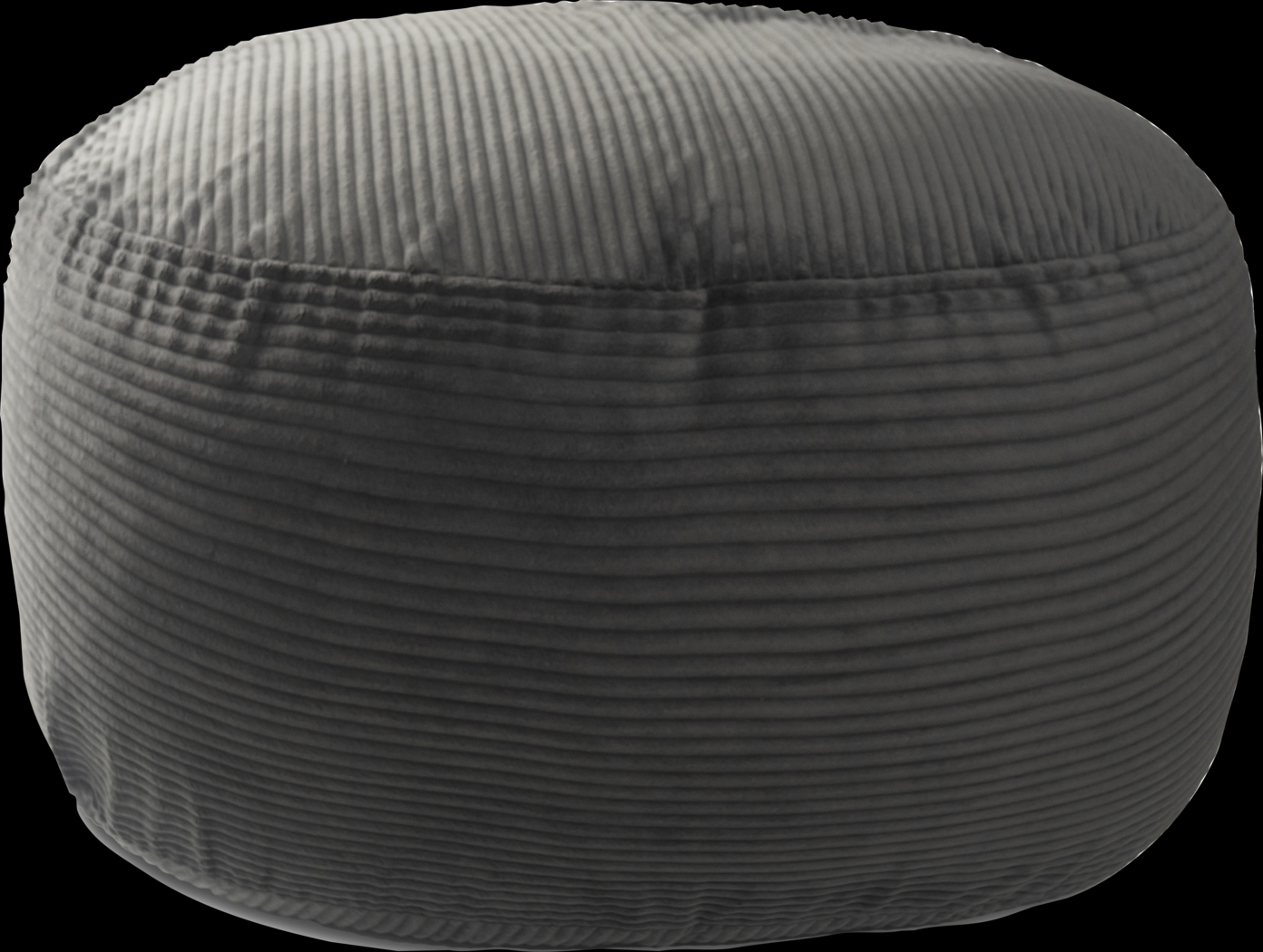 Kids Cushy Cloud L Charcoal Bean Bag Chair - Thumbnail - Image 2