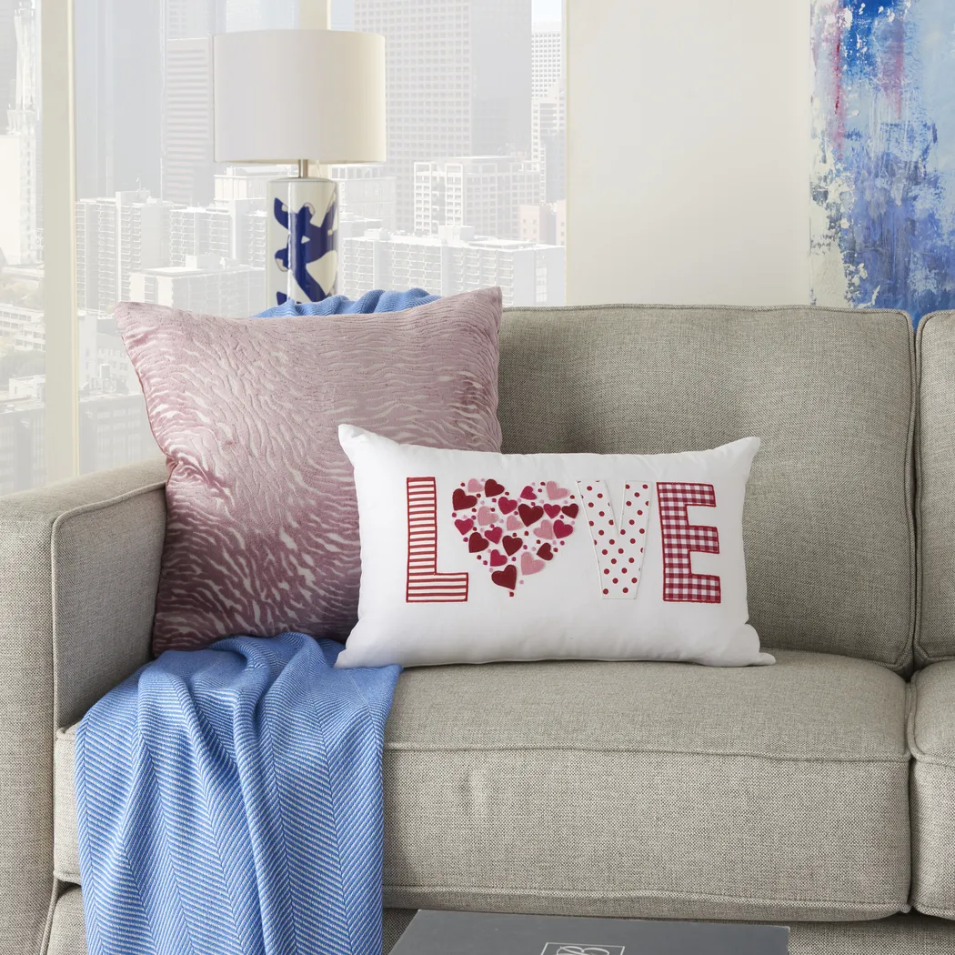 Kids Cushy Love White Accent Pillow - Thumbnail - Image 4