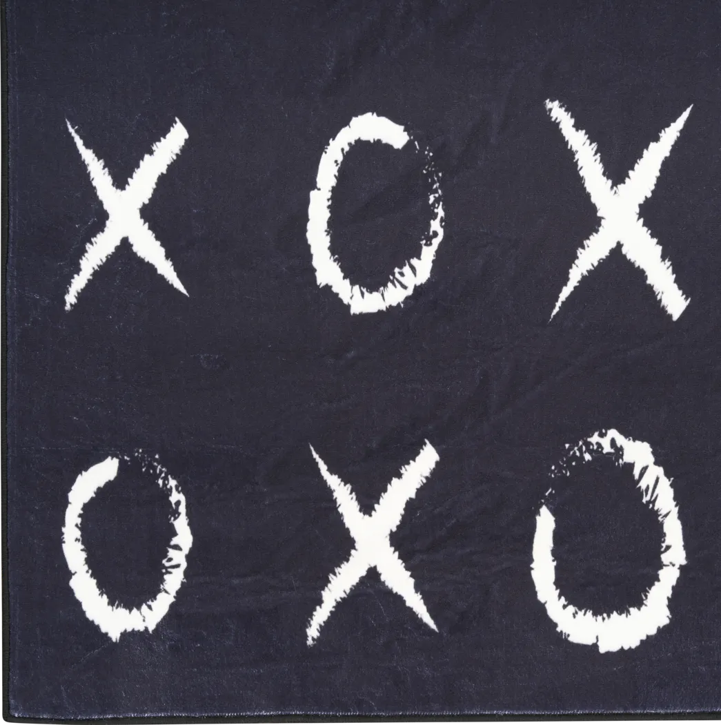 Kids Cute Hugs Black 3'5 x 5' Rug - Thumbnail - Image 5