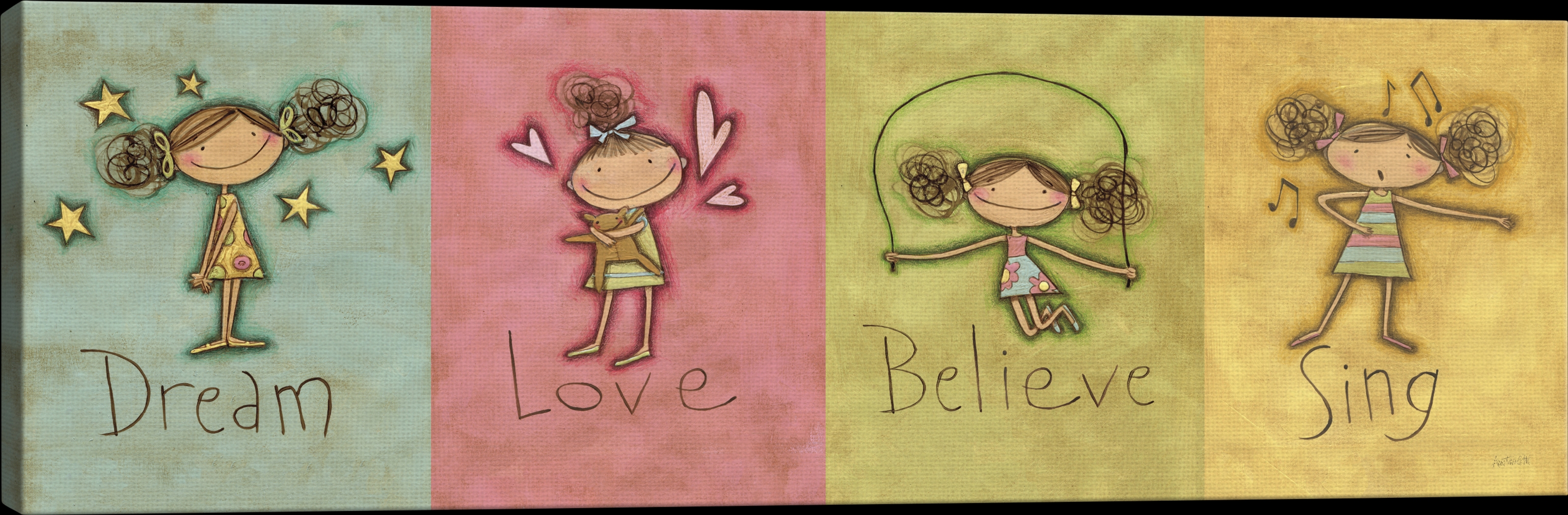 Kids Daily Goals Pink Artwork - Thumbnail - Image 3