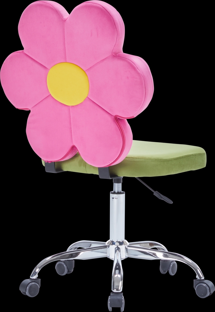 Kids Daisy Magenta Vanity Chair - Thumbnail - Image 2