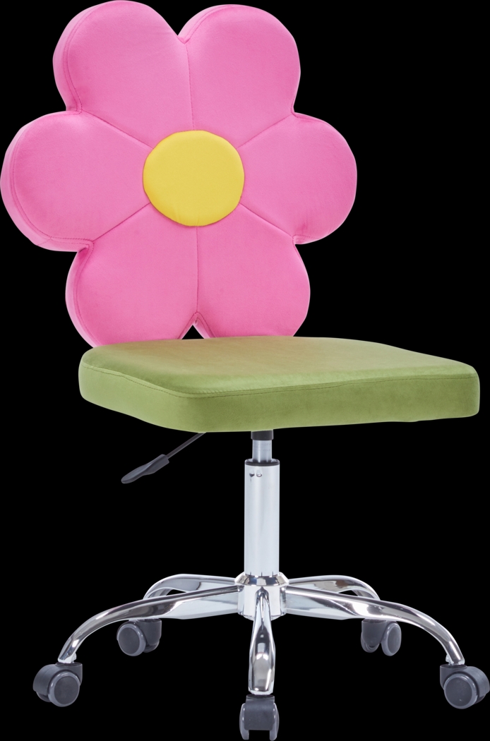 Kids Daisy Magenta Vanity Chair - Thumbnail - Image 1