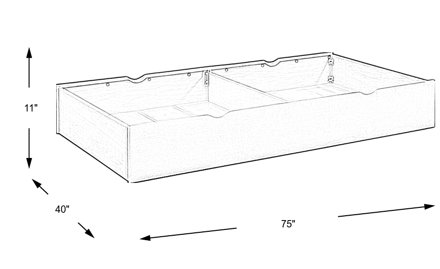 Dimension Image. Please refer to the Dimension Tab on this page for dimension details.