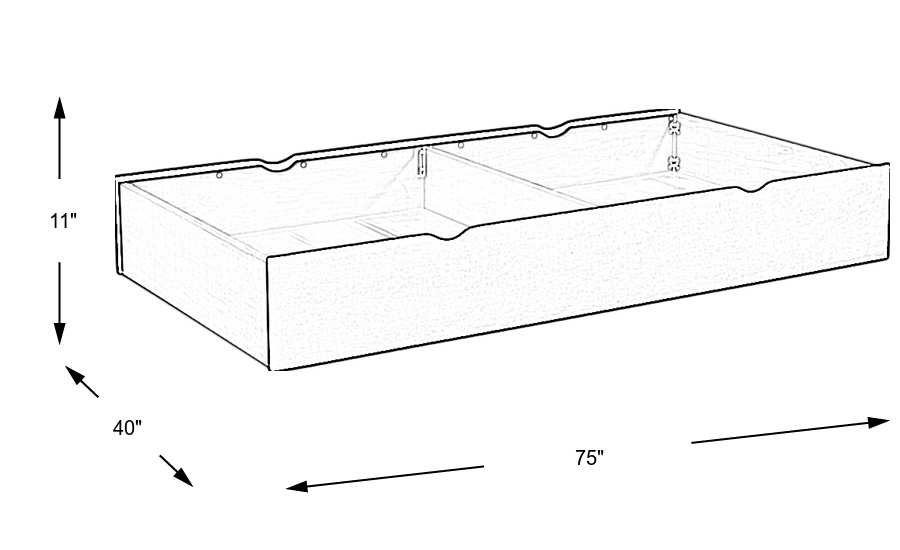 Dimension Image. Please refer to the Dimension Tab on this page for dimension details.