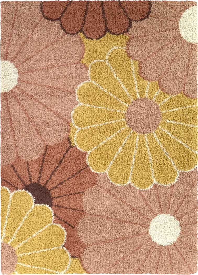 Kids Dallari Pink 5'3 x 7' Rug - Thumbnail - Image 1