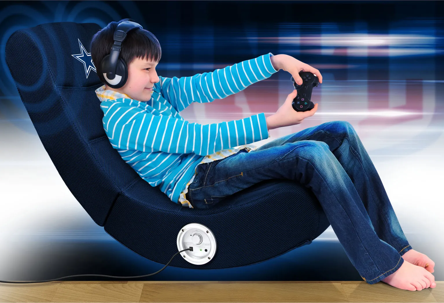 Kids Dallas Cowboys Gaming Rocker - Thumbnail - Image 5