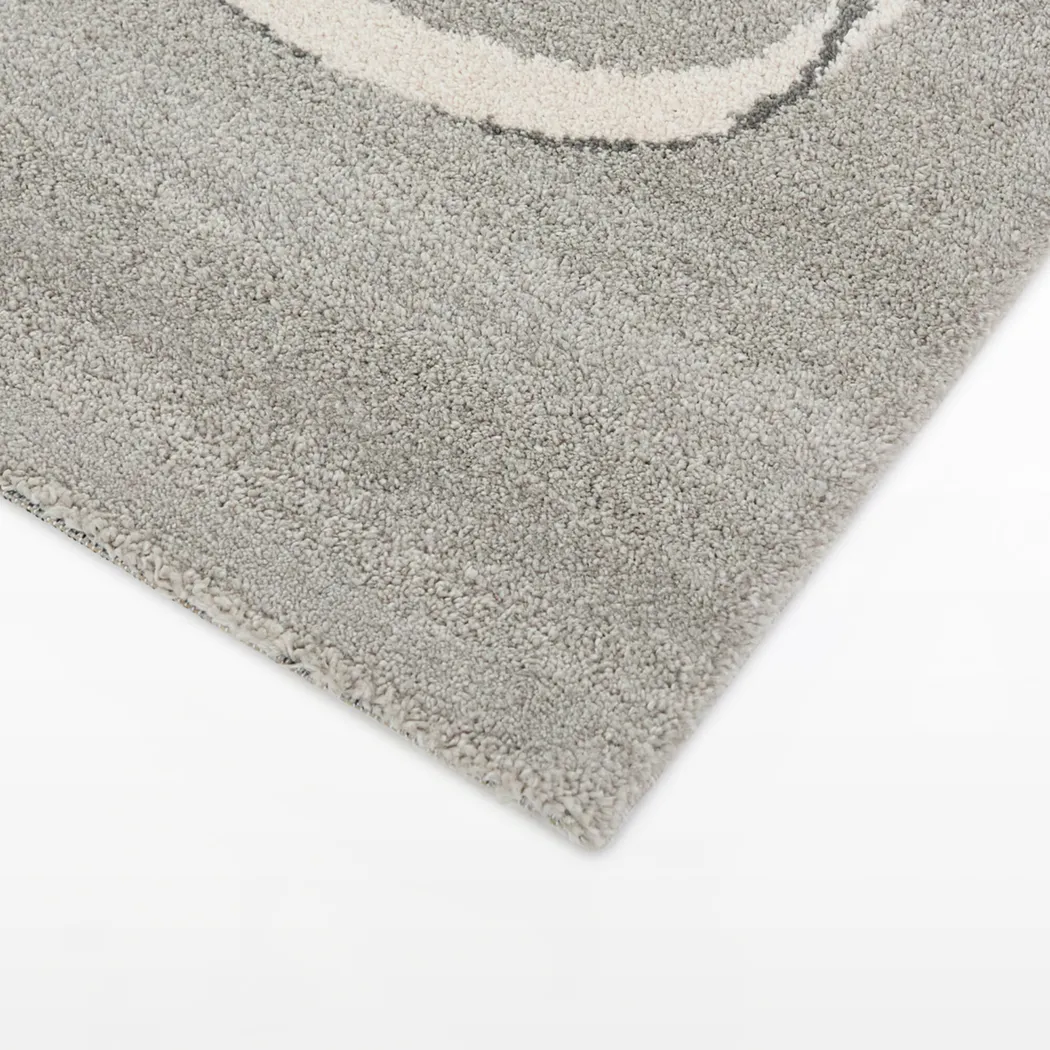 Kids Bow Manor Gray 5'3 x 7' Rug - Thumbnail - Image 4