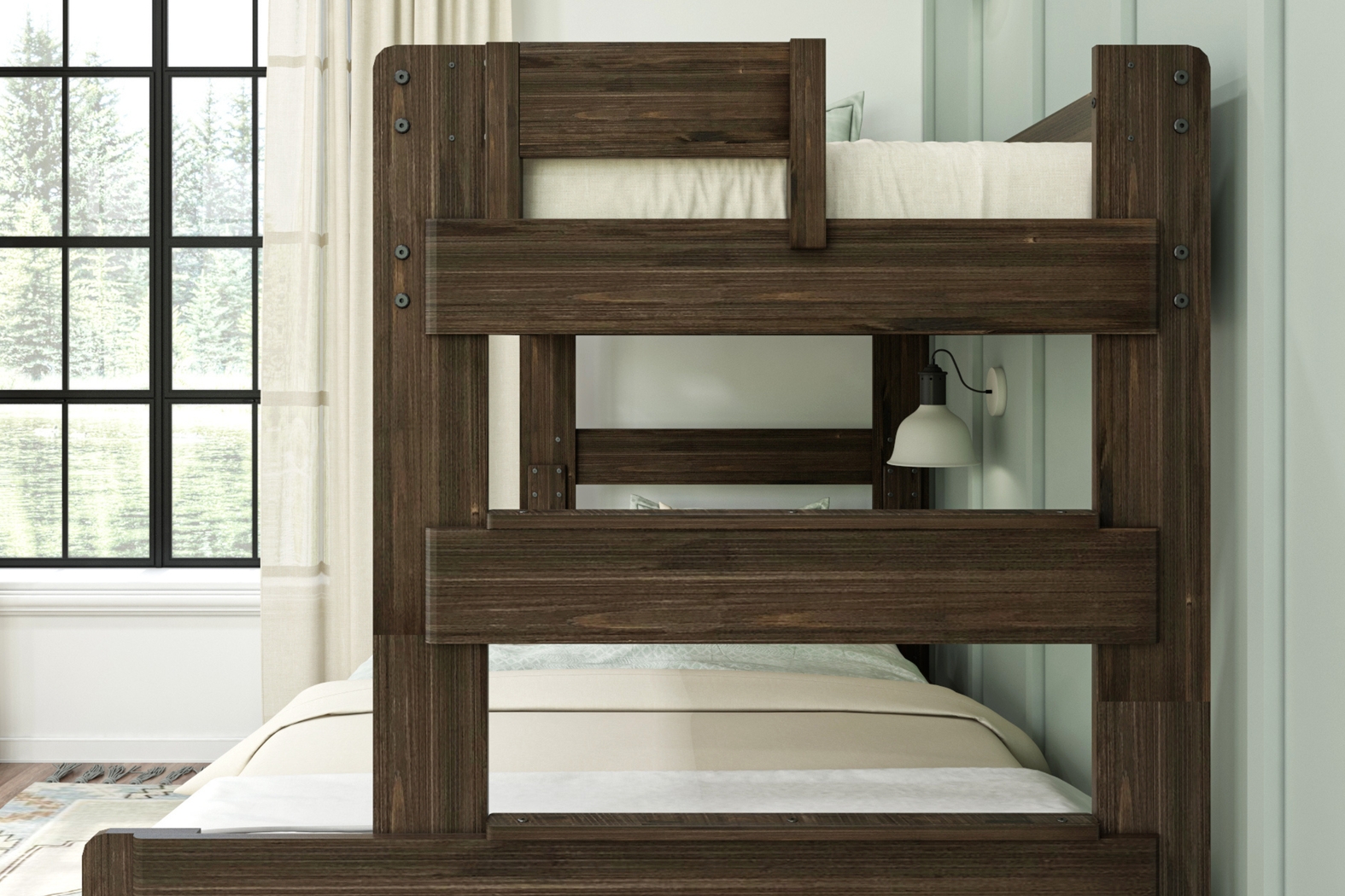 Kids Darja I Brown Twin/Full Bunk Bed - Thumbnail - Image 5