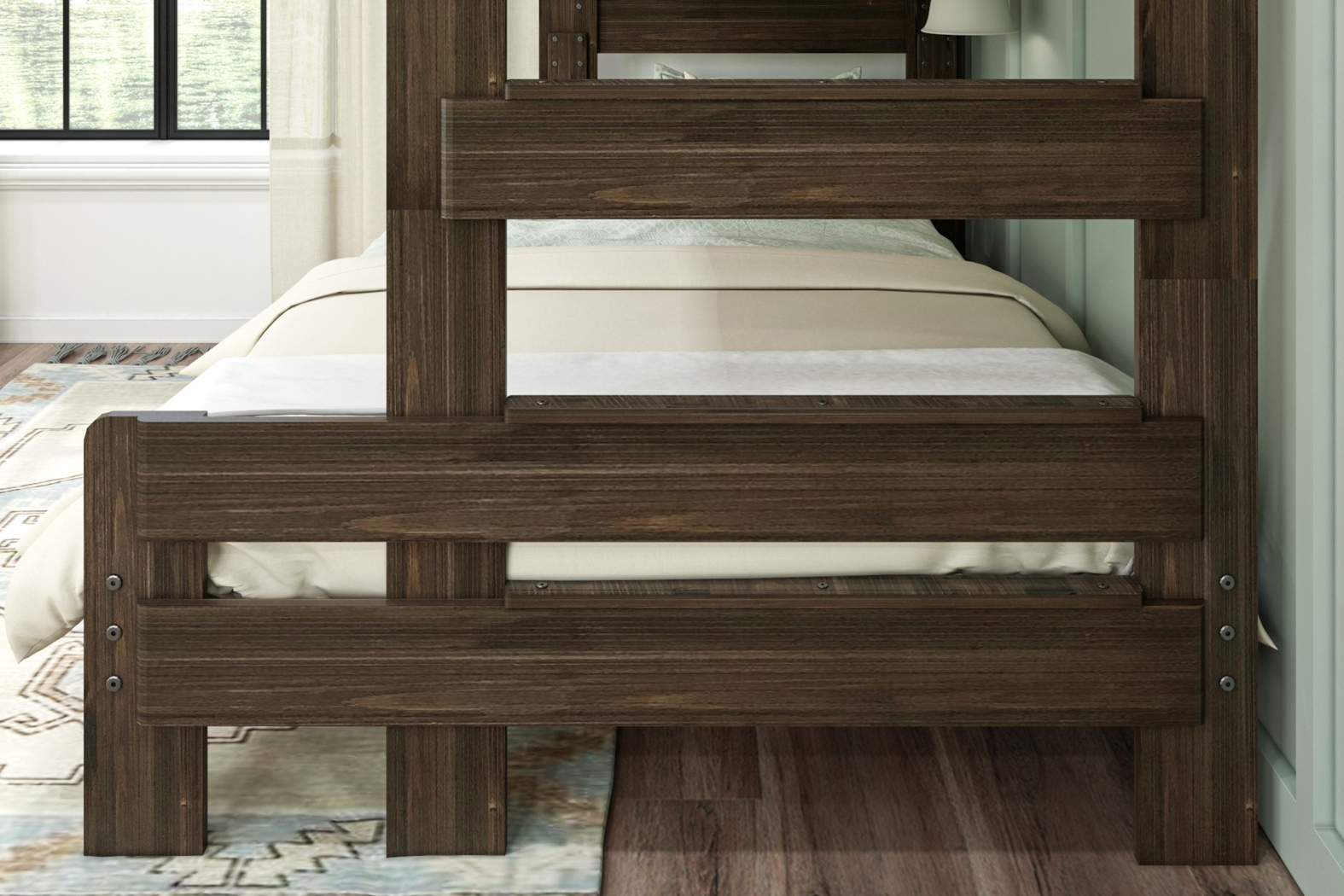 Kids Darja I Brown Twin/Full Bunk Bed - Thumbnail - Image 6