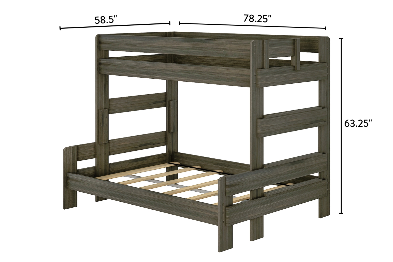 Kids Darja I Brown Twin/Full Bunk Bed - Thumbnail - Image 8