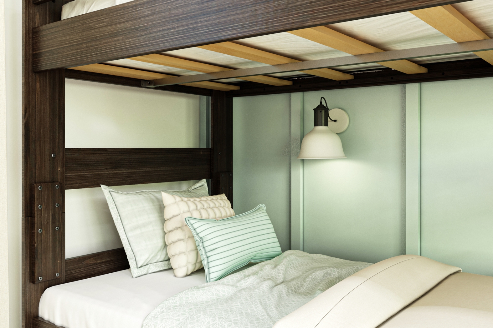 Kids Darja I Brown Twin/Twin Bunk Bed - Thumbnail - Image 7