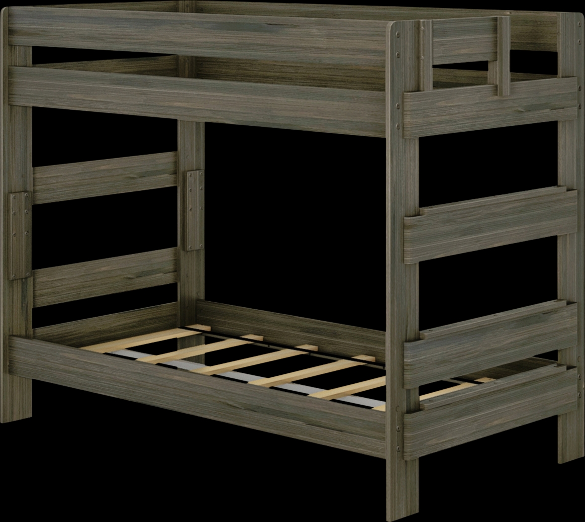 Kids Darja I Brown Twin/Twin Bunk Bed - Thumbnail - Image 1