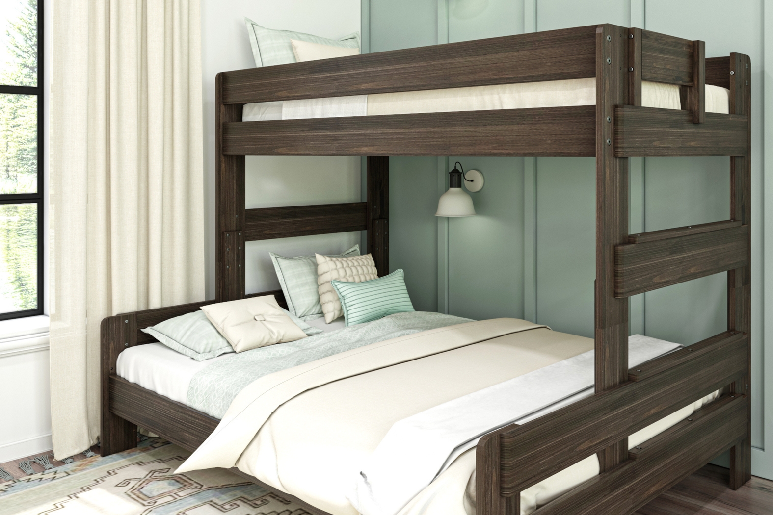 Kids Darja I Brown Twin XL/Queen Bunk Bed - Thumbnail - Image 2