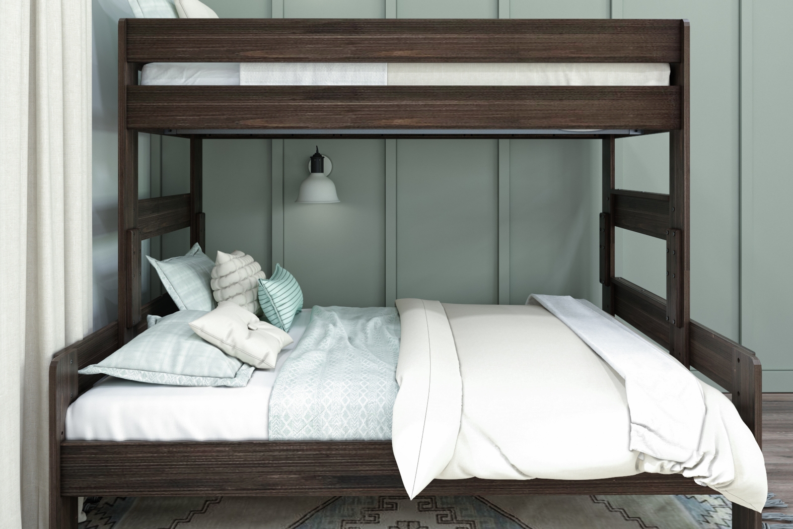 Kids Darja I Brown Twin XL/Queen Bunk Bed - Thumbnail - Image 3