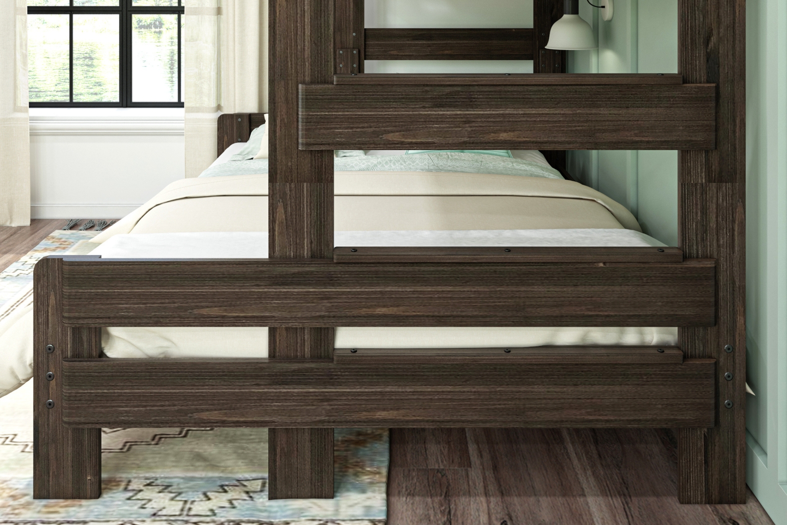 Kids Darja I Brown Twin XL/Queen Bunk Bed - Thumbnail - Image 6