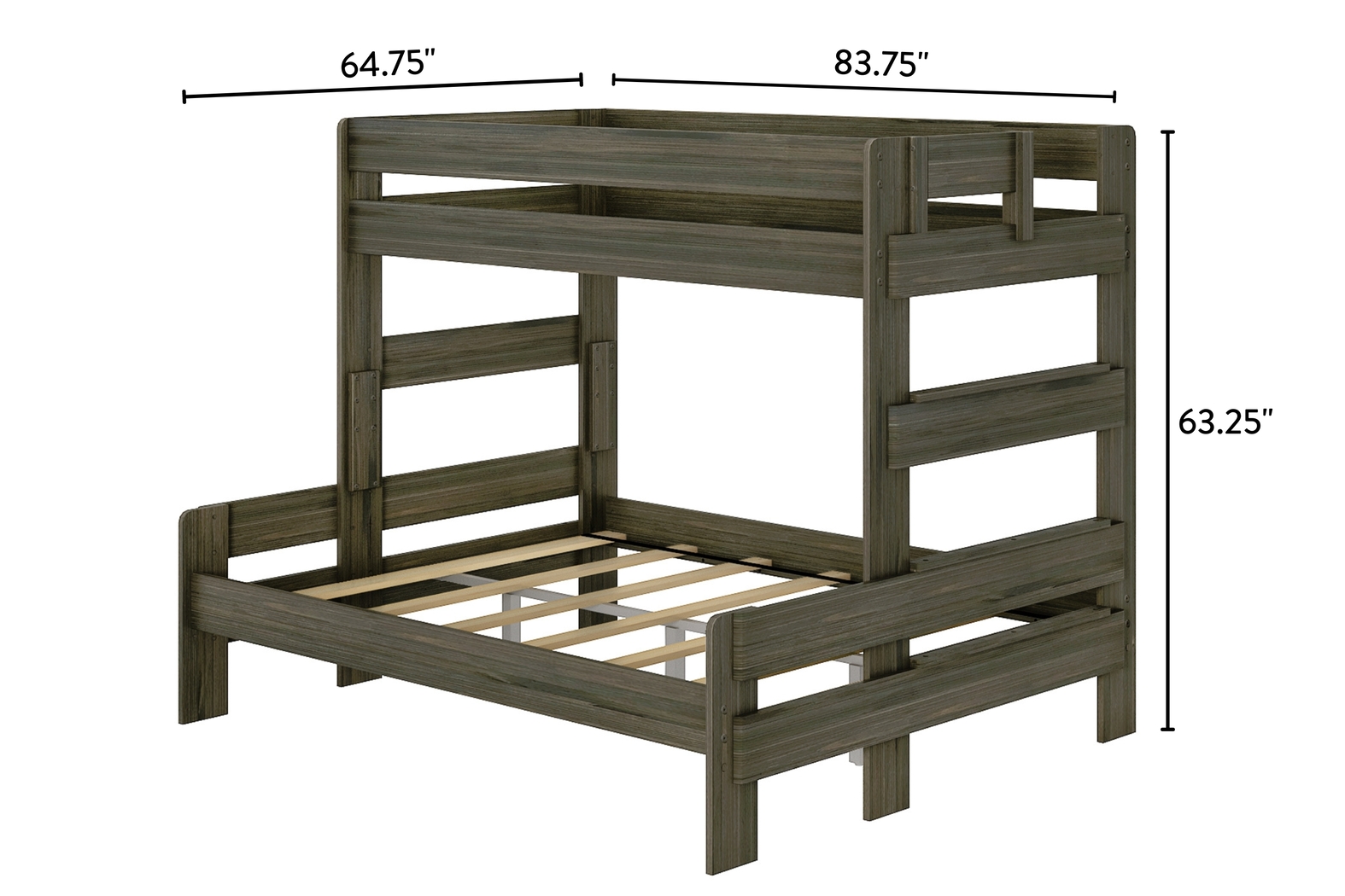 Kids Darja I Brown Twin XL/Queen Bunk Bed - Thumbnail - Image 8