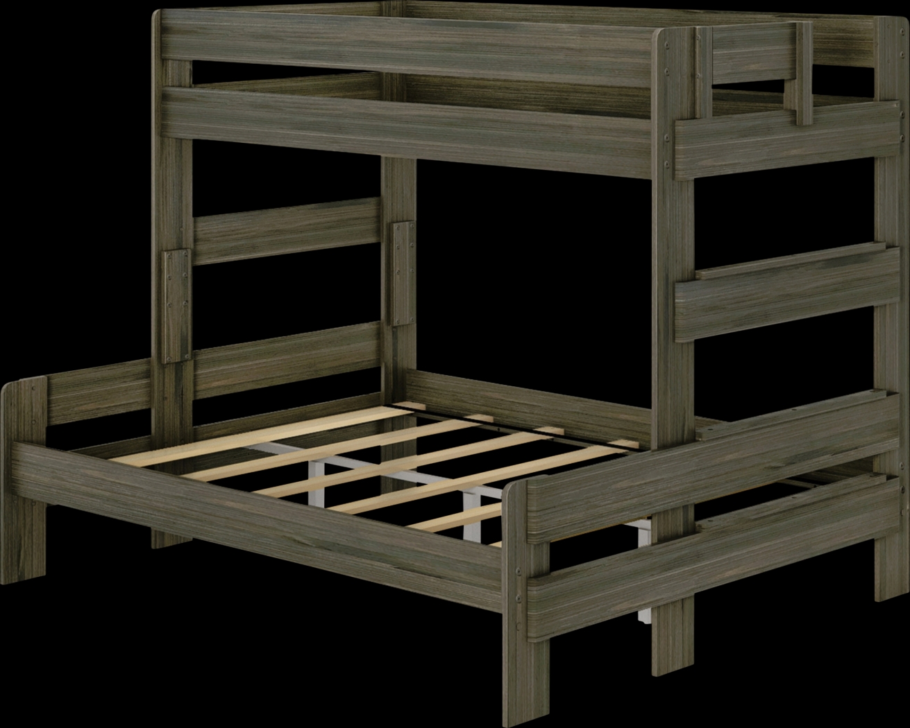 Kids Darja I Brown Twin XL/Queen Bunk Bed - Thumbnail - Image 1