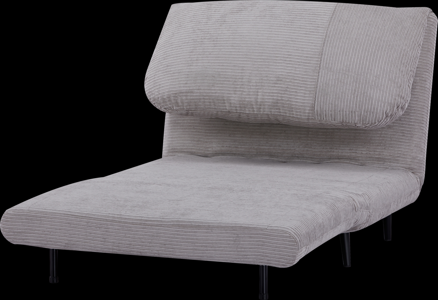 Kids Daydream Gray Convertible Chair - Thumbnail - Image 4