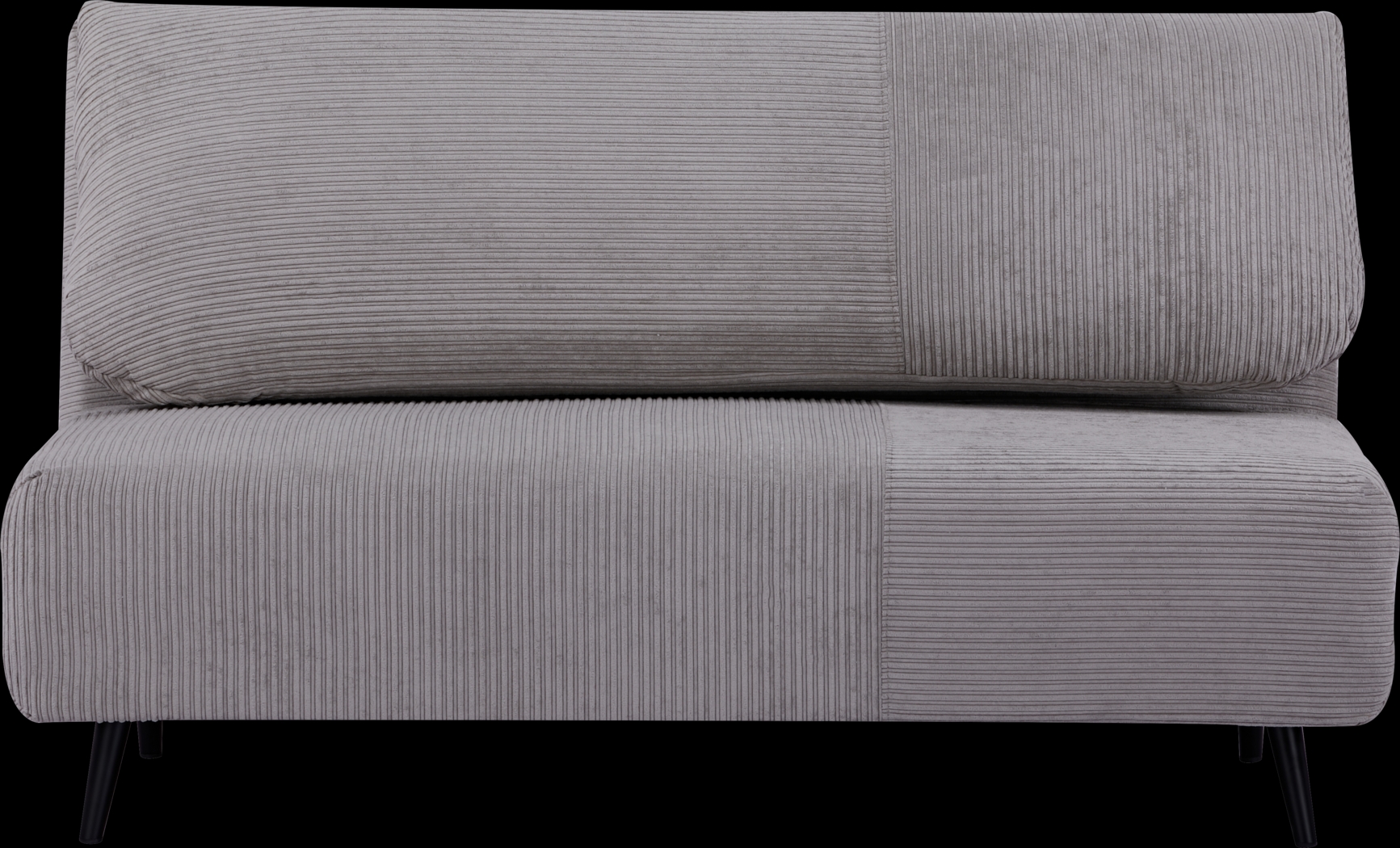 Kids Daydream XL Gray Convertible Loveseat - Thumbnail - Image 1